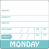 SHELF LIFE LABELLING - MONDAY